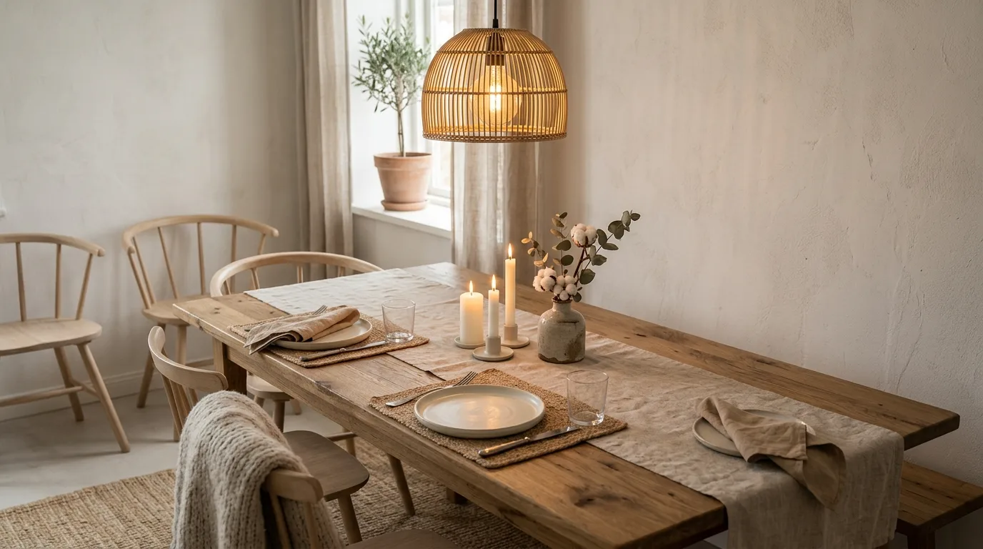 Keep the palette warm calm and easy on the eye inspiration for a hygge home interior.